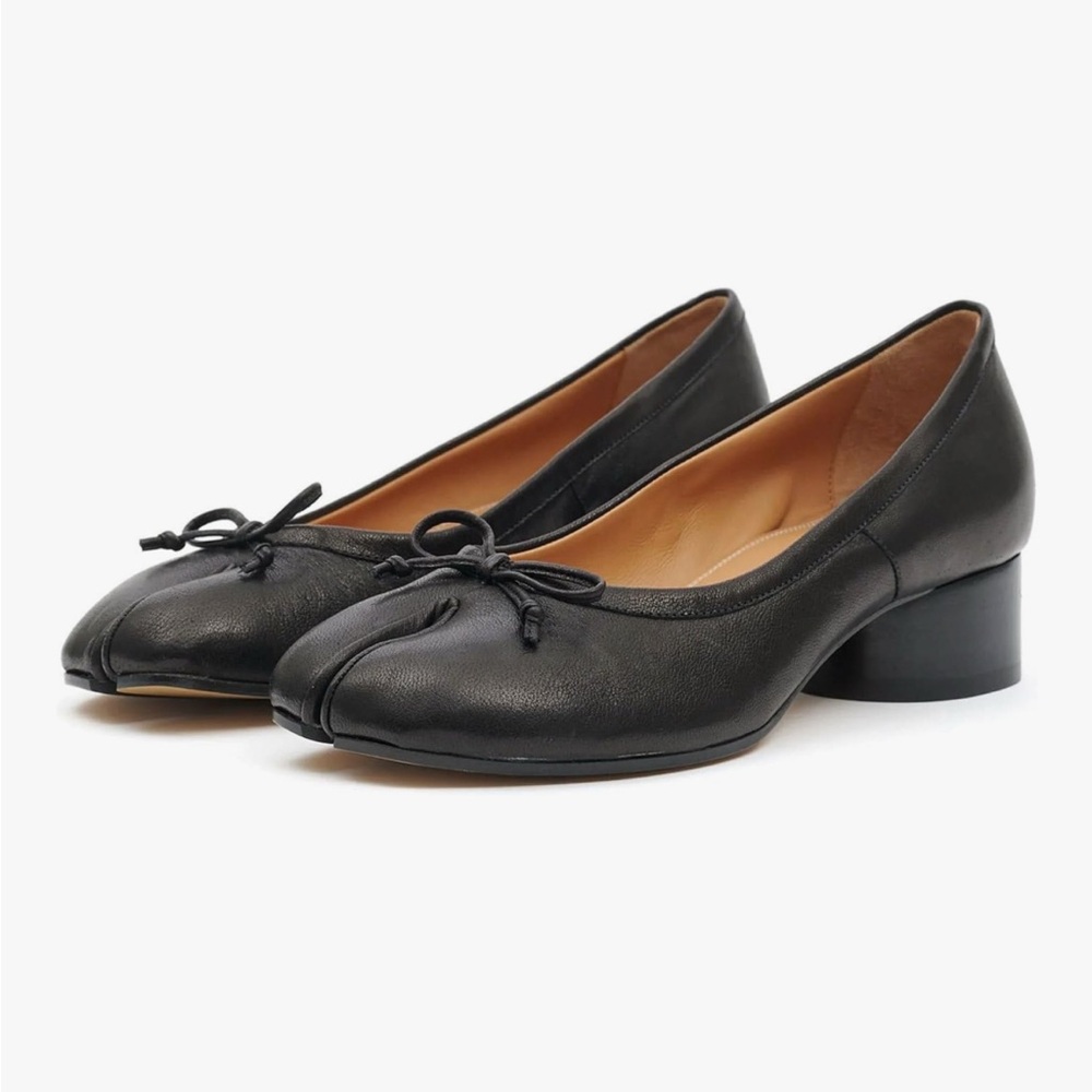 Block heel tabi